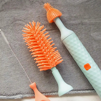 Electric Baby Bottle Brush 3-Piece Set