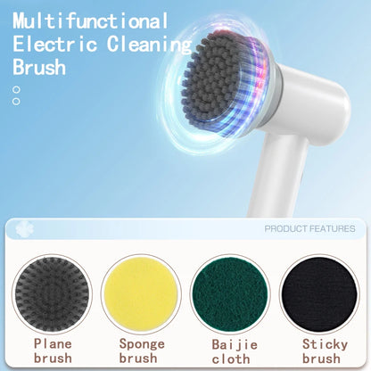 Electric Dish and Surface Brush Set